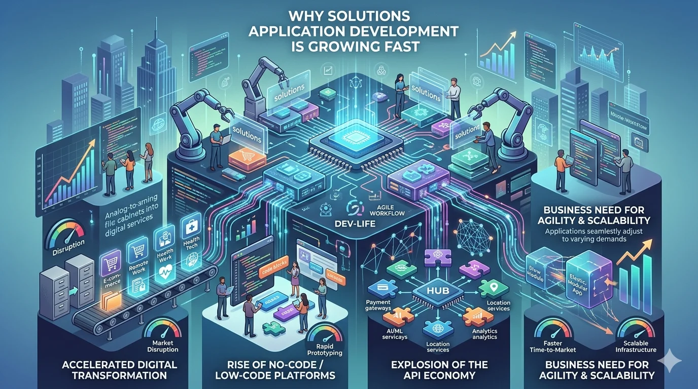 Why Solutions Application Development Is Growing Fast